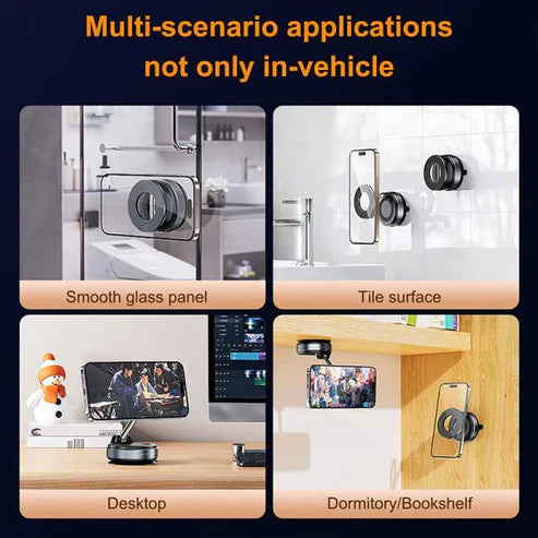 "Adjustable Suction Phone Holder – Strong Grip Mount for Car, Desk, Kitchen & Bedside"