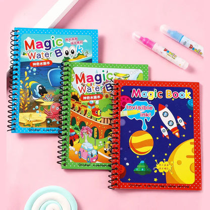 Magic Water Drawing Coloring Book
