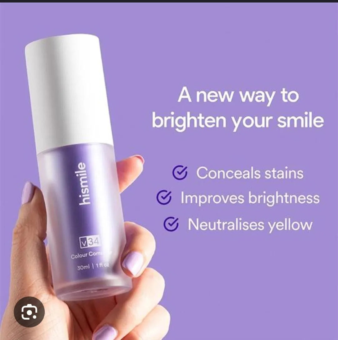 Hismile V34  Purple Teeth Whitening & Stain Removal